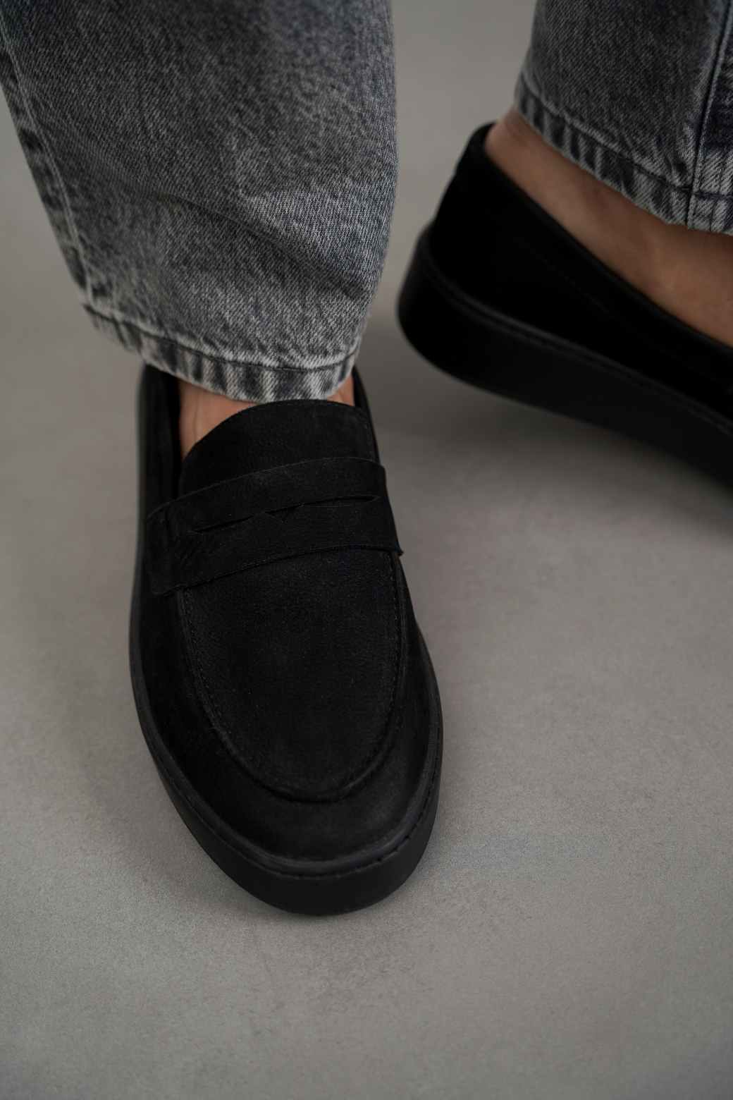 LEATHER PENNY LOAFERS